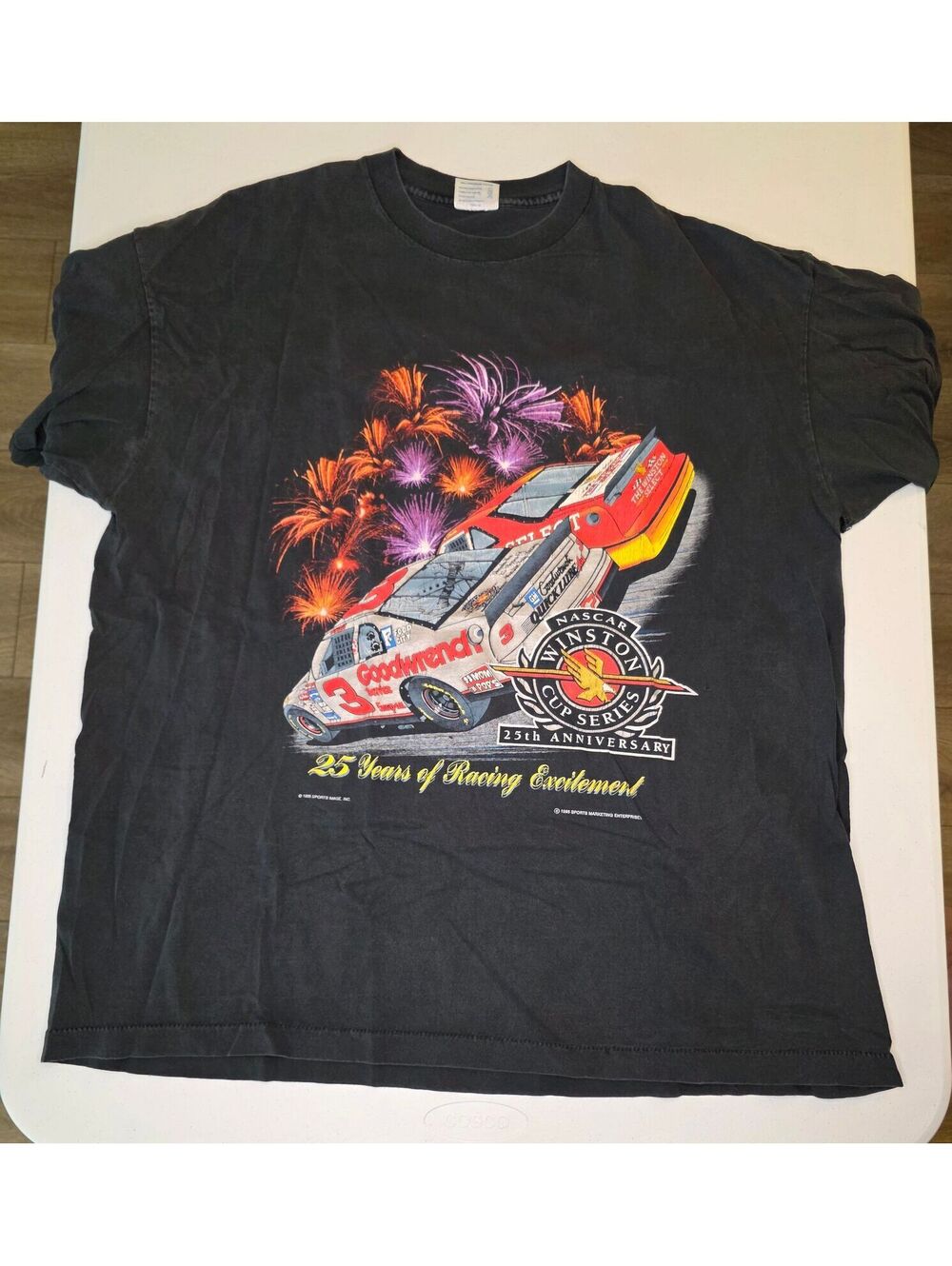 1995 Nascar Winston Cup Series 25th Anniversary Tee